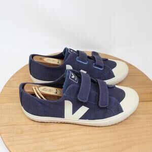 Veja Shoes Youth 3 Ollie Canvas Marine Pierre Sneakers Blue Preppy Minimalist